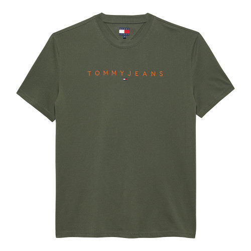 Tommy Hilfiger Ανδρική κοντομάνικη μπλούζα Regular Linear Logo Tee